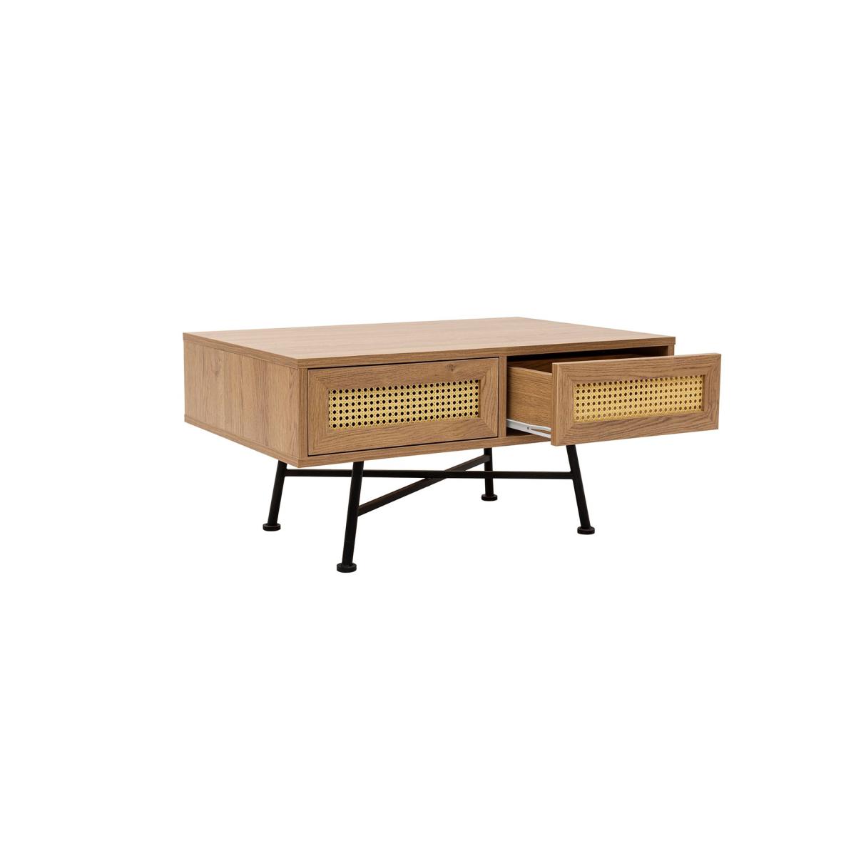 Nala Rattan 2 Drawer Coffee Table – image 9