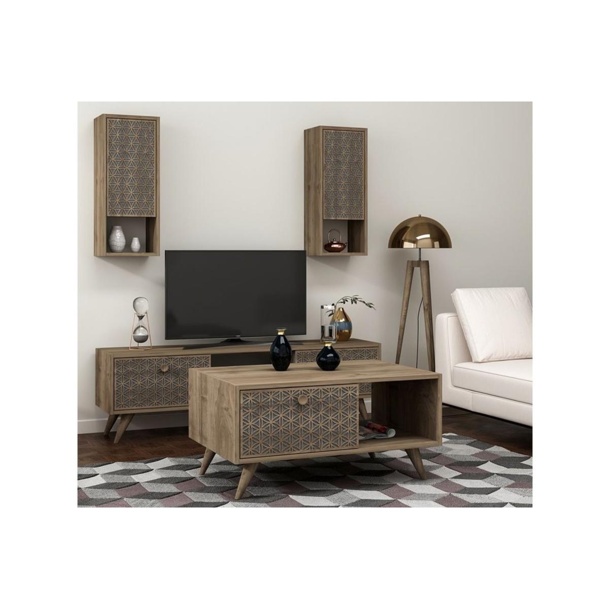 New York Coffee Table, Dark Wood – image 5