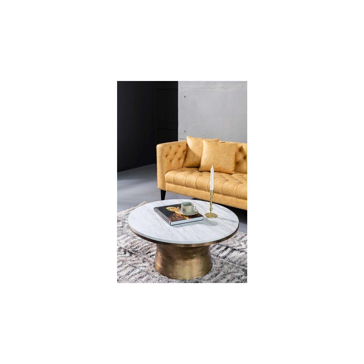 Yang Coffee Table, White – image 3