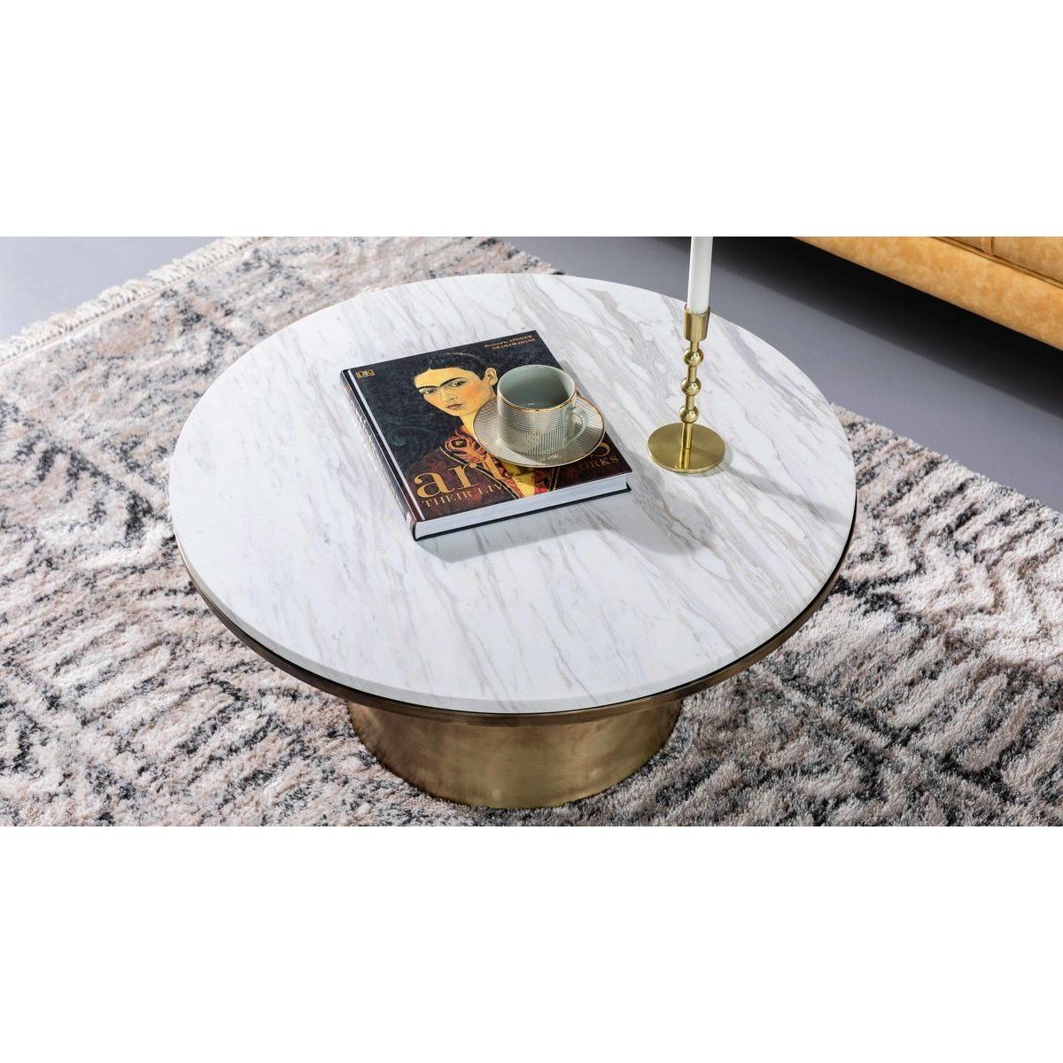 Yang Coffee Table, White – image 4