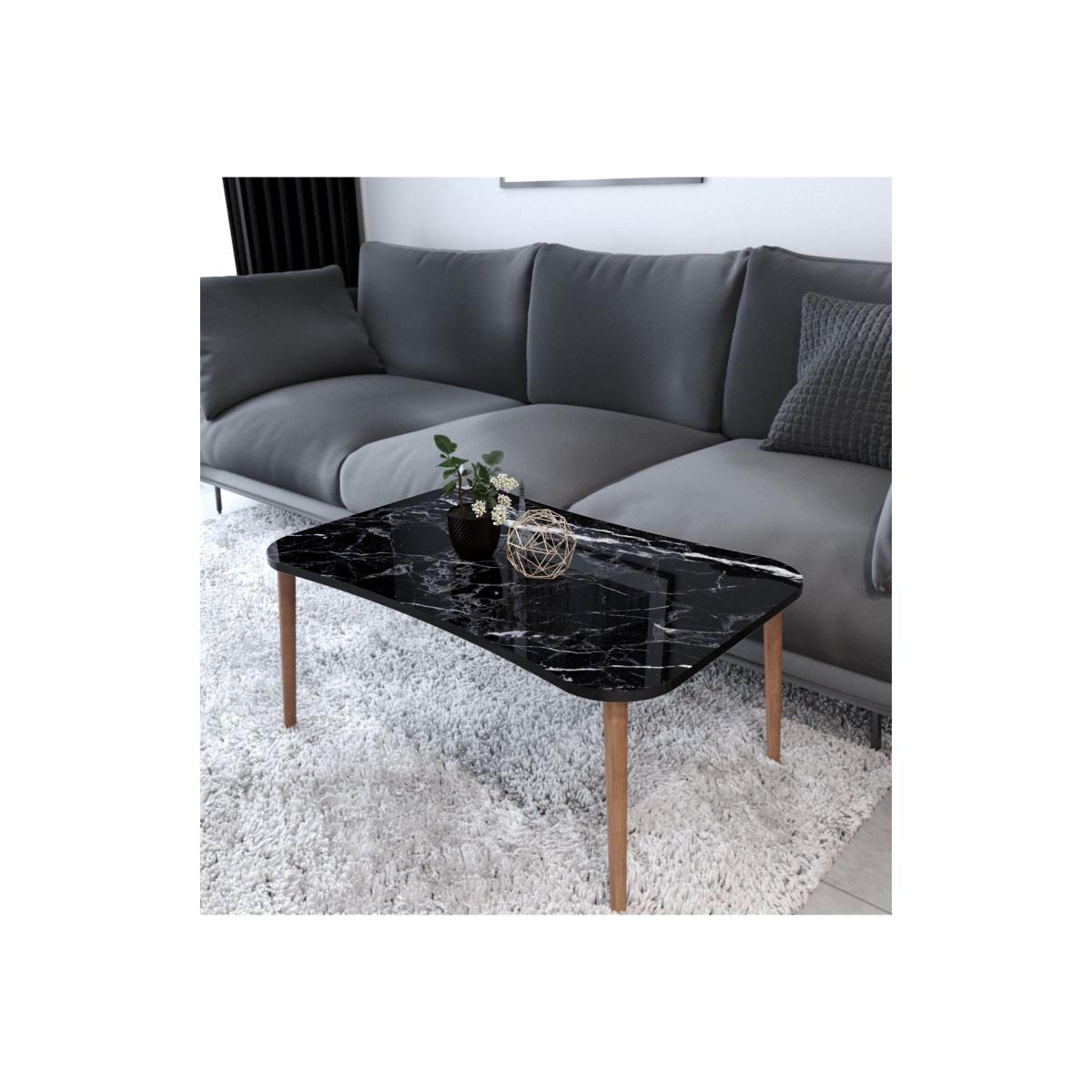 Leitha Coffee Table, Black – image 1
