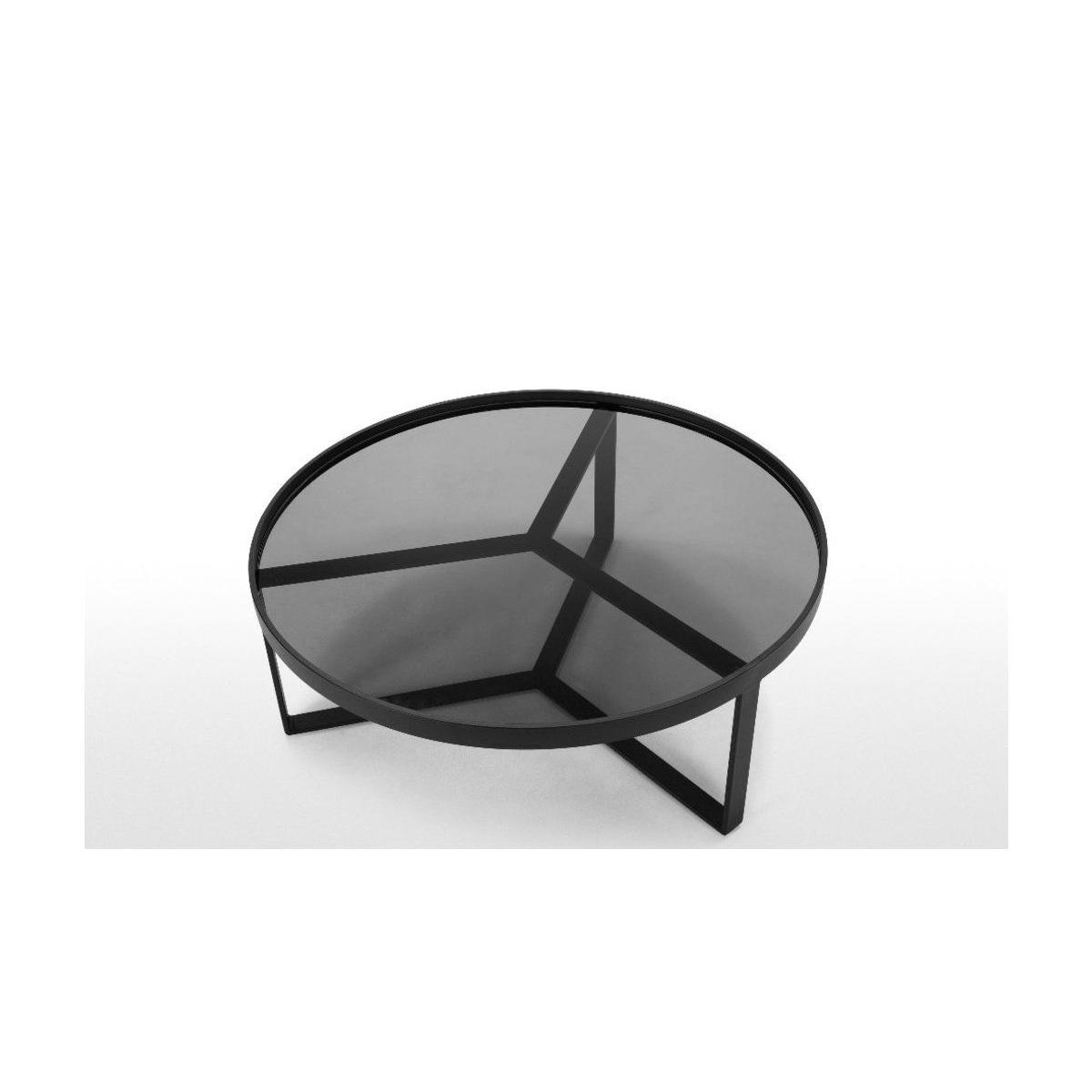 Lia Round Coffee Table, Black – image 2