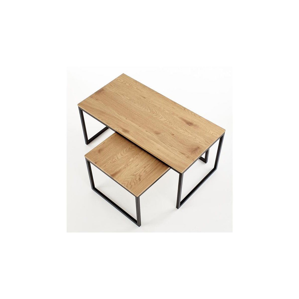 Sabrosa Coffee Table, Black & Light Wood – image 2