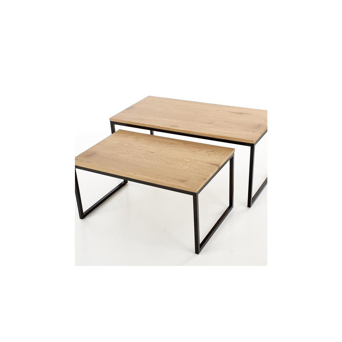 Sabrosa Coffee Table, Black & Light Wood – image 5
