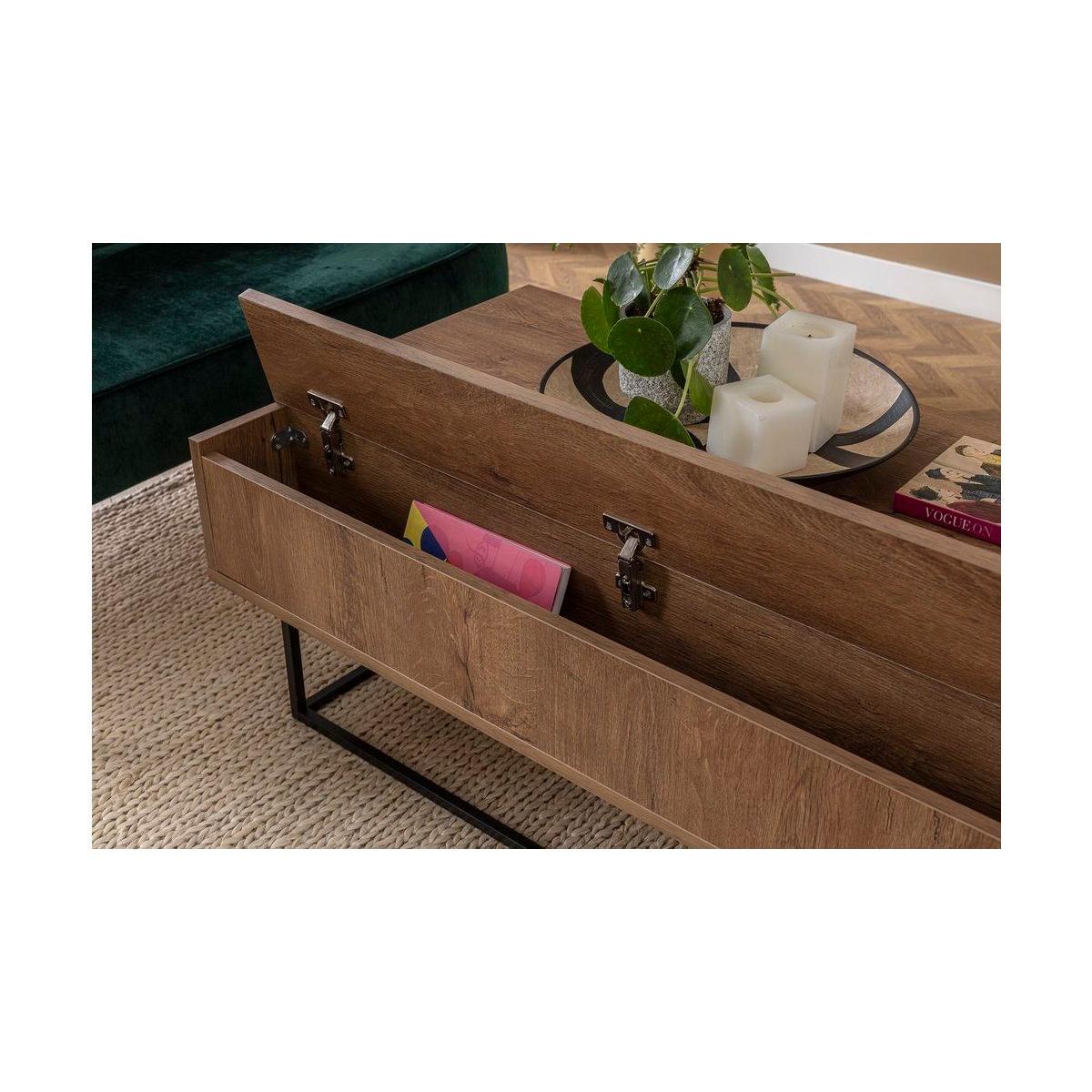 New Laxus Smart Coffee Table, Dark Wood – image 11