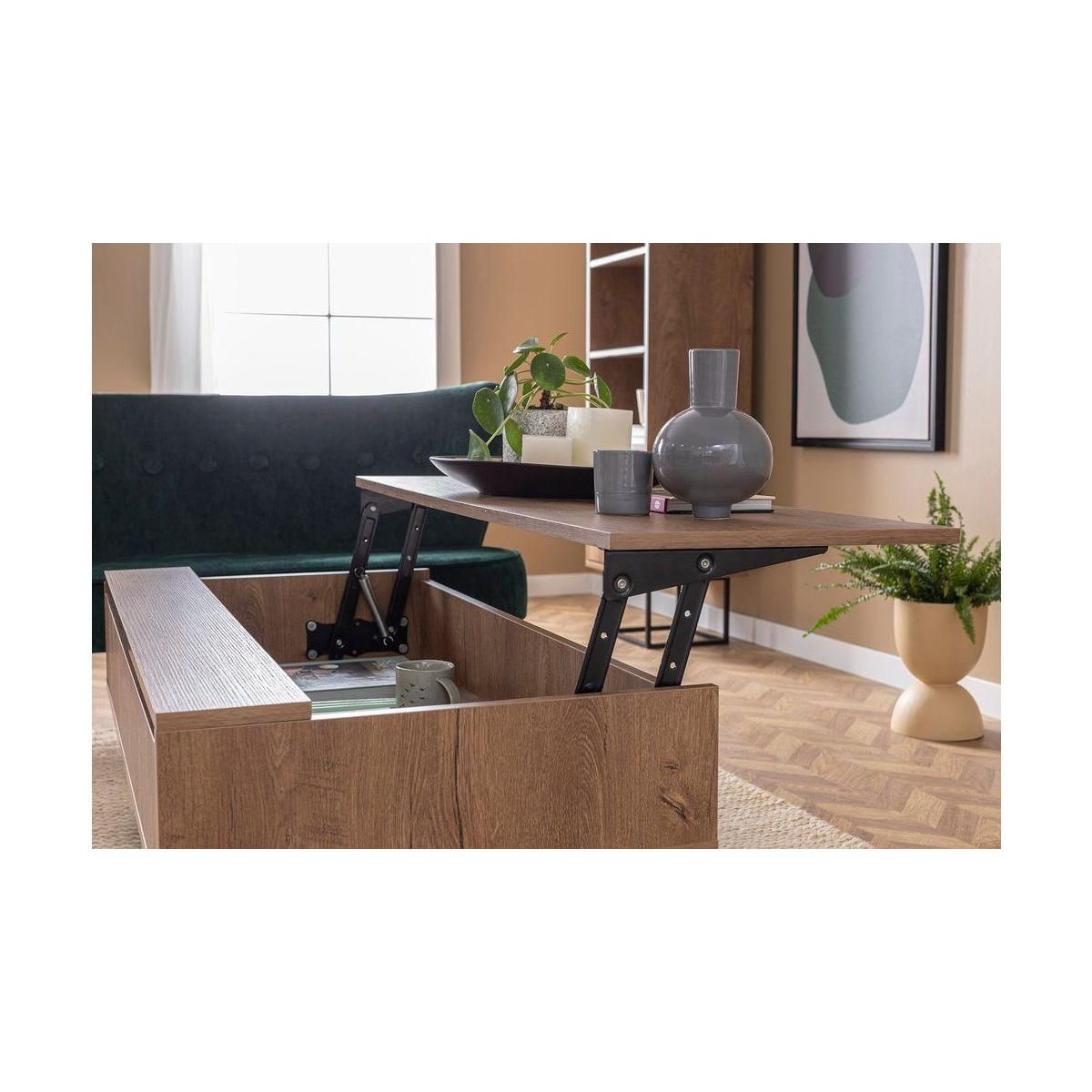 New Laxus Smart Coffee Table, Dark Wood – image 12