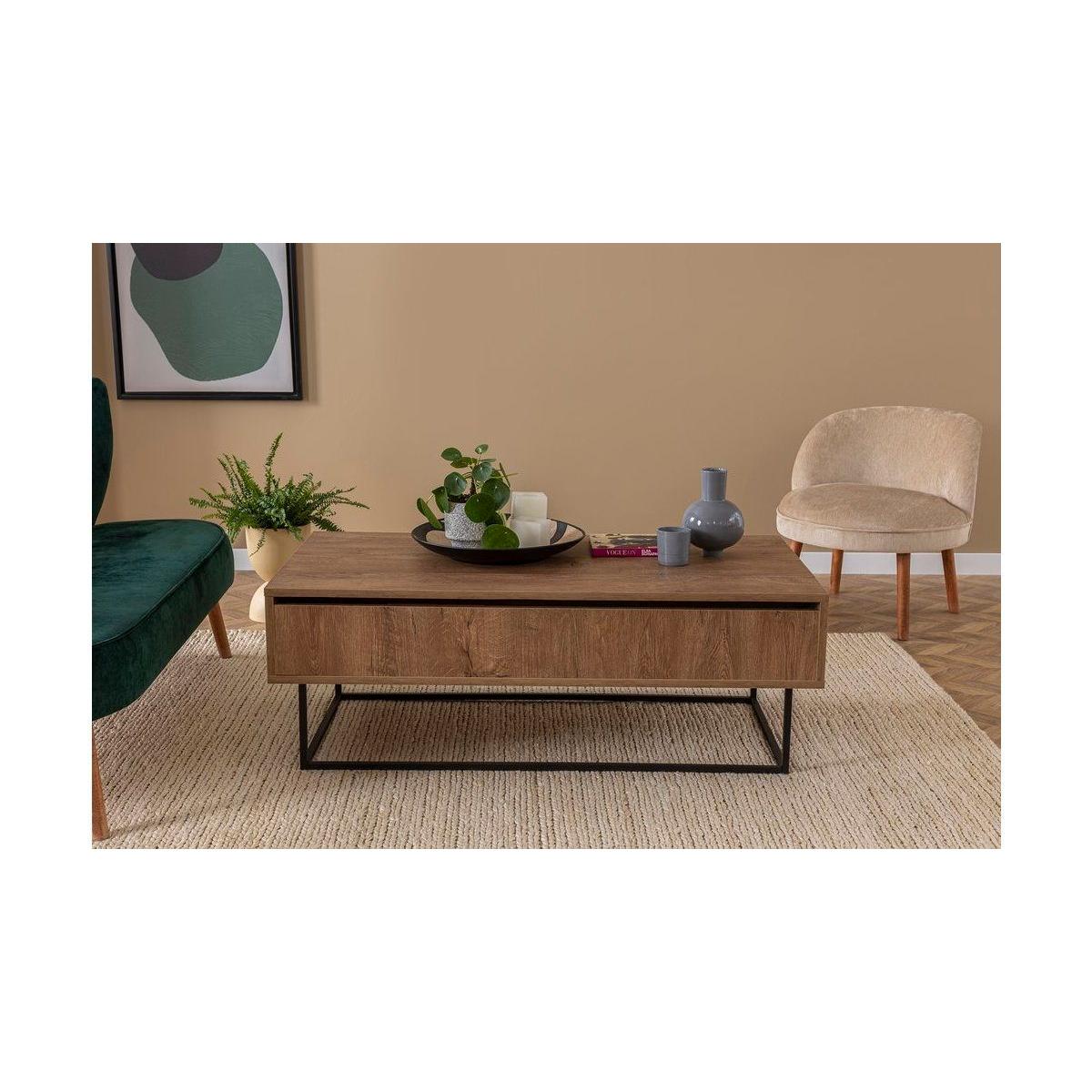 New Laxus Smart Coffee Table, Dark Wood – image 8