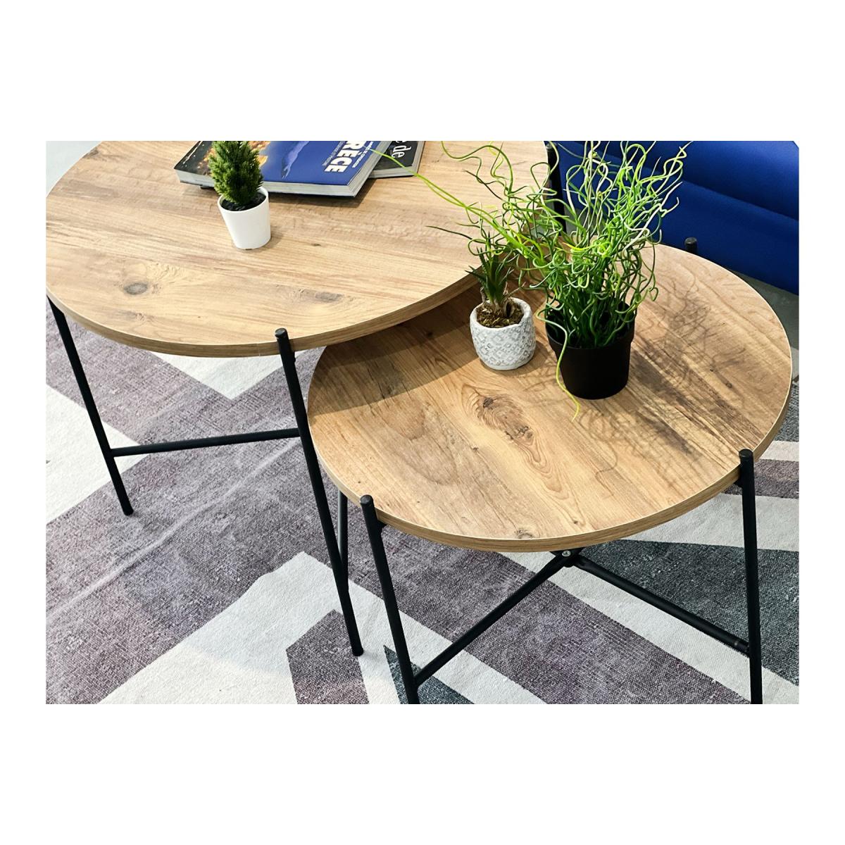 Aberdare Duo Coffee Table, Light Wood – image 2