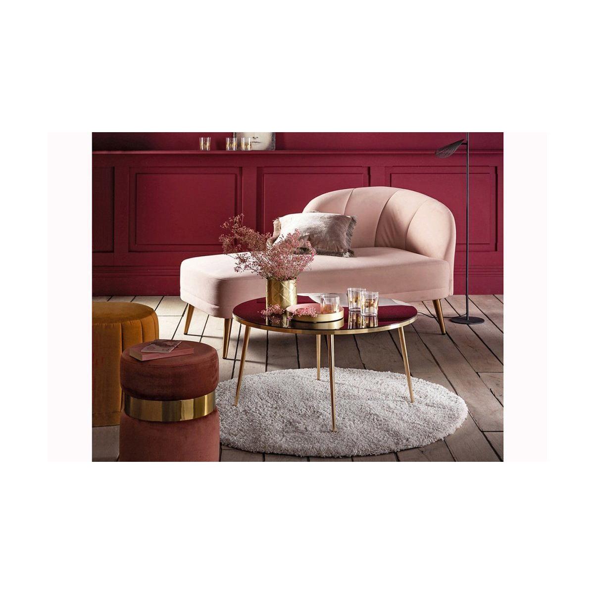 Glon Coffee Table, Dark Grey & Gold – image 3