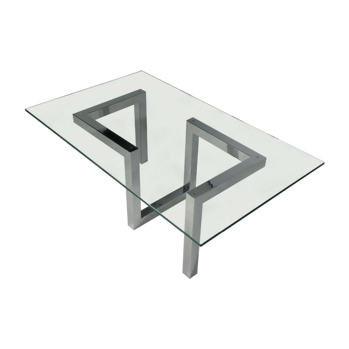 Sasha Coffee Table, Silver – image 1