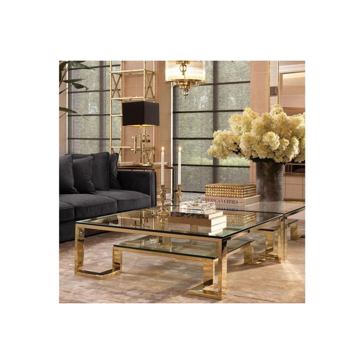 Asup Coffee Table, Gold – image 2