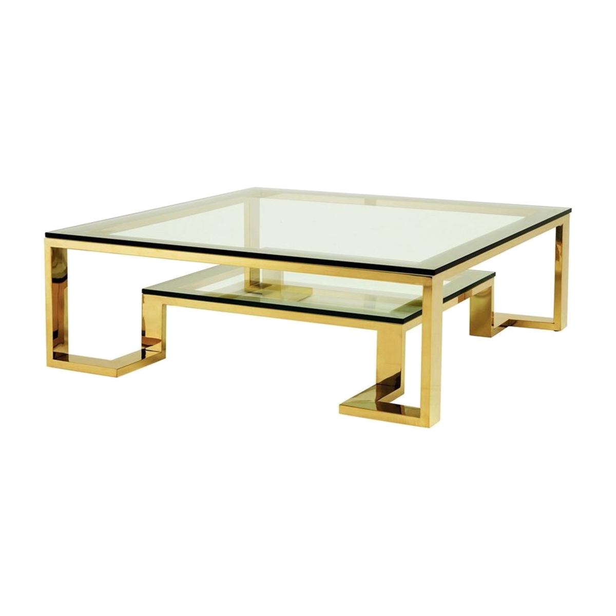 Asup Coffee Table, Gold – image 1