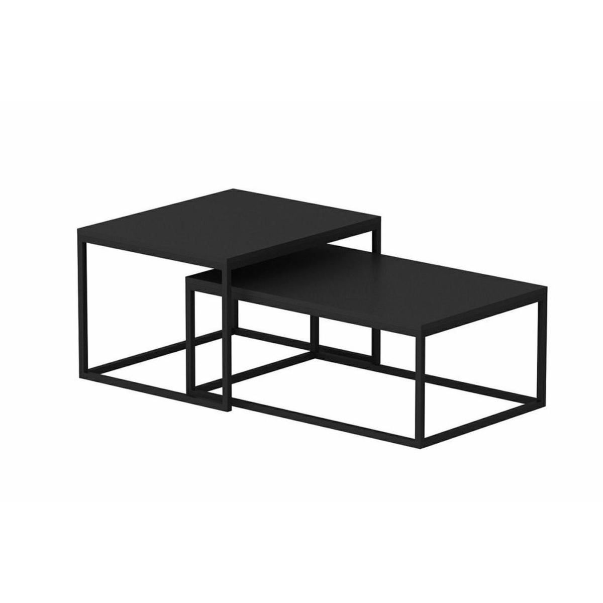 Leka Modern Coffee Table, Black – image 5