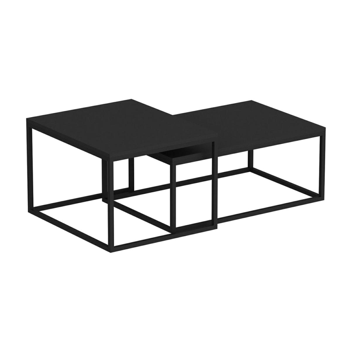 Leka Modern Coffee Table, Black – image 1