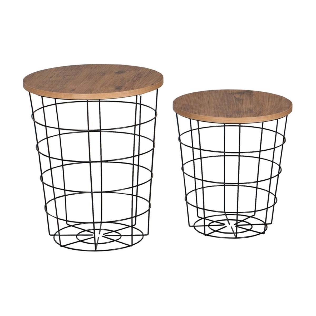 Allecra Duo Coffee Table, Walnut – image 1