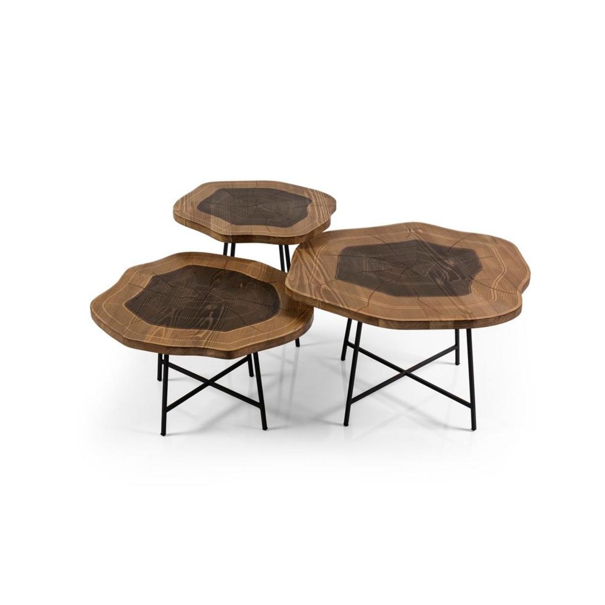 Dream Trio Coffee Table Set, Natural – image 2