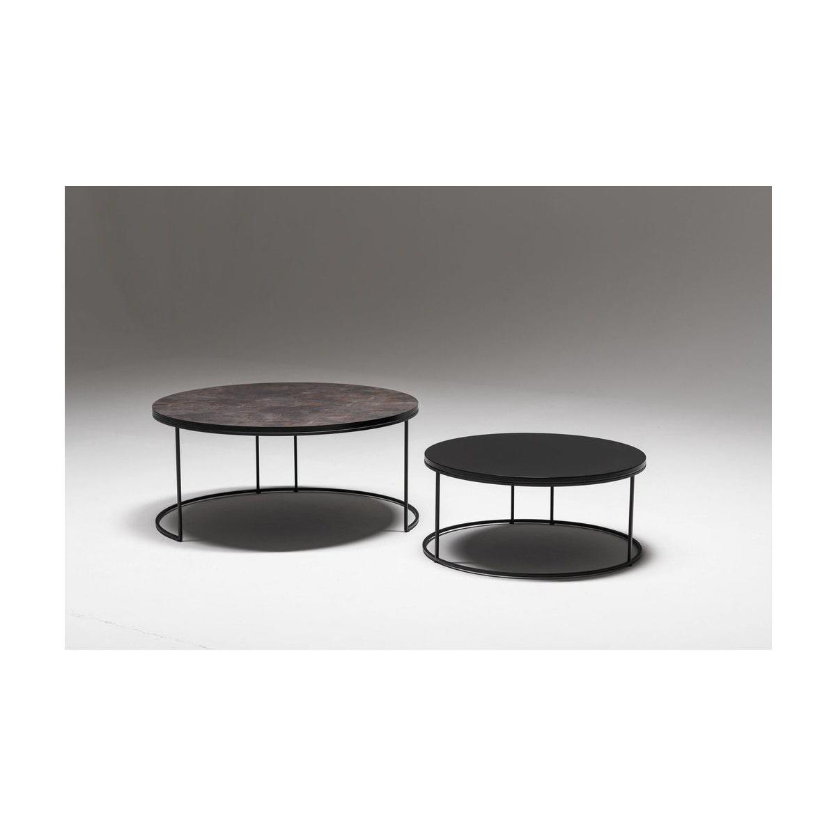 Designer Coffee Table, Dark Grey & Black – image 6