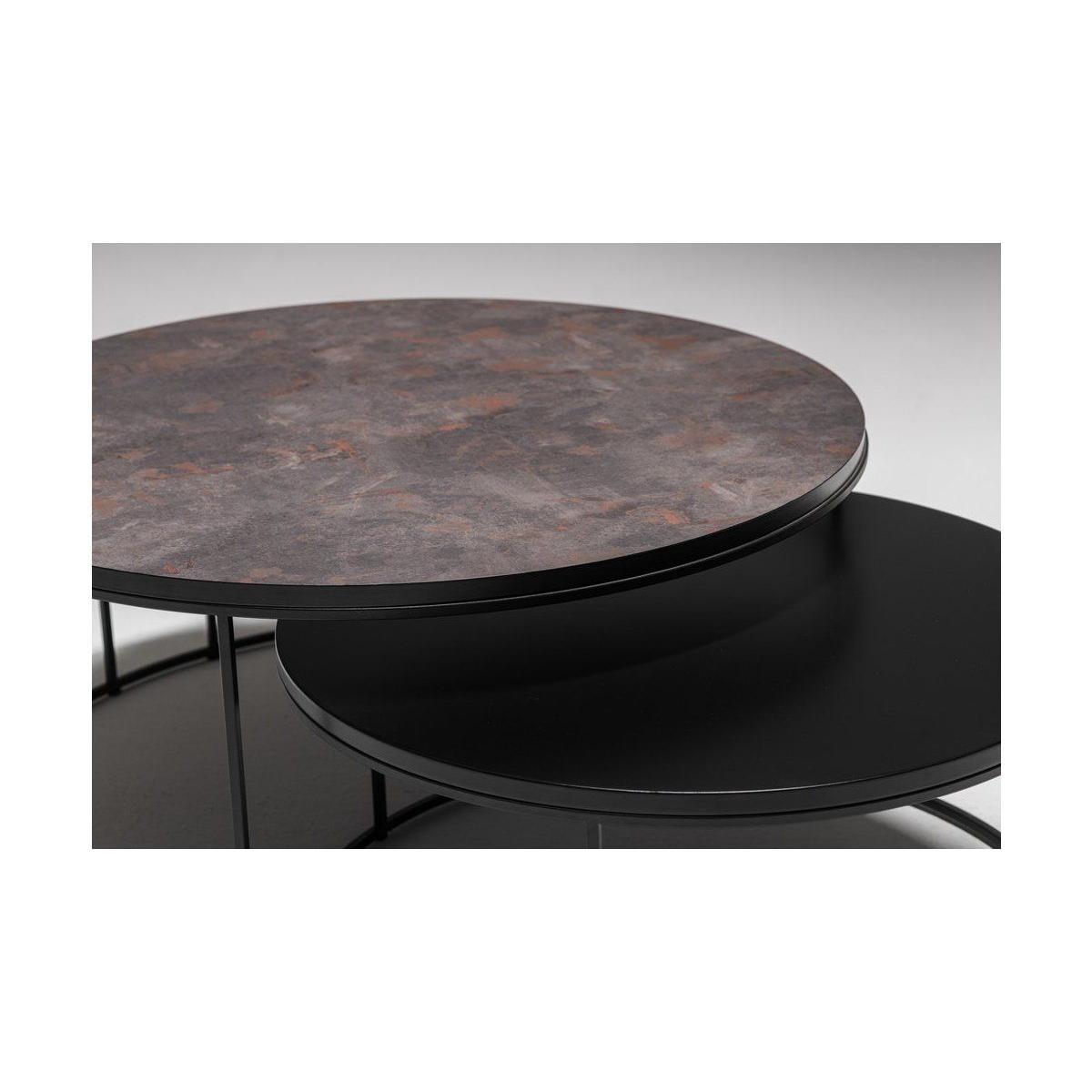 Designer Coffee Table, Dark Grey & Black – image 10