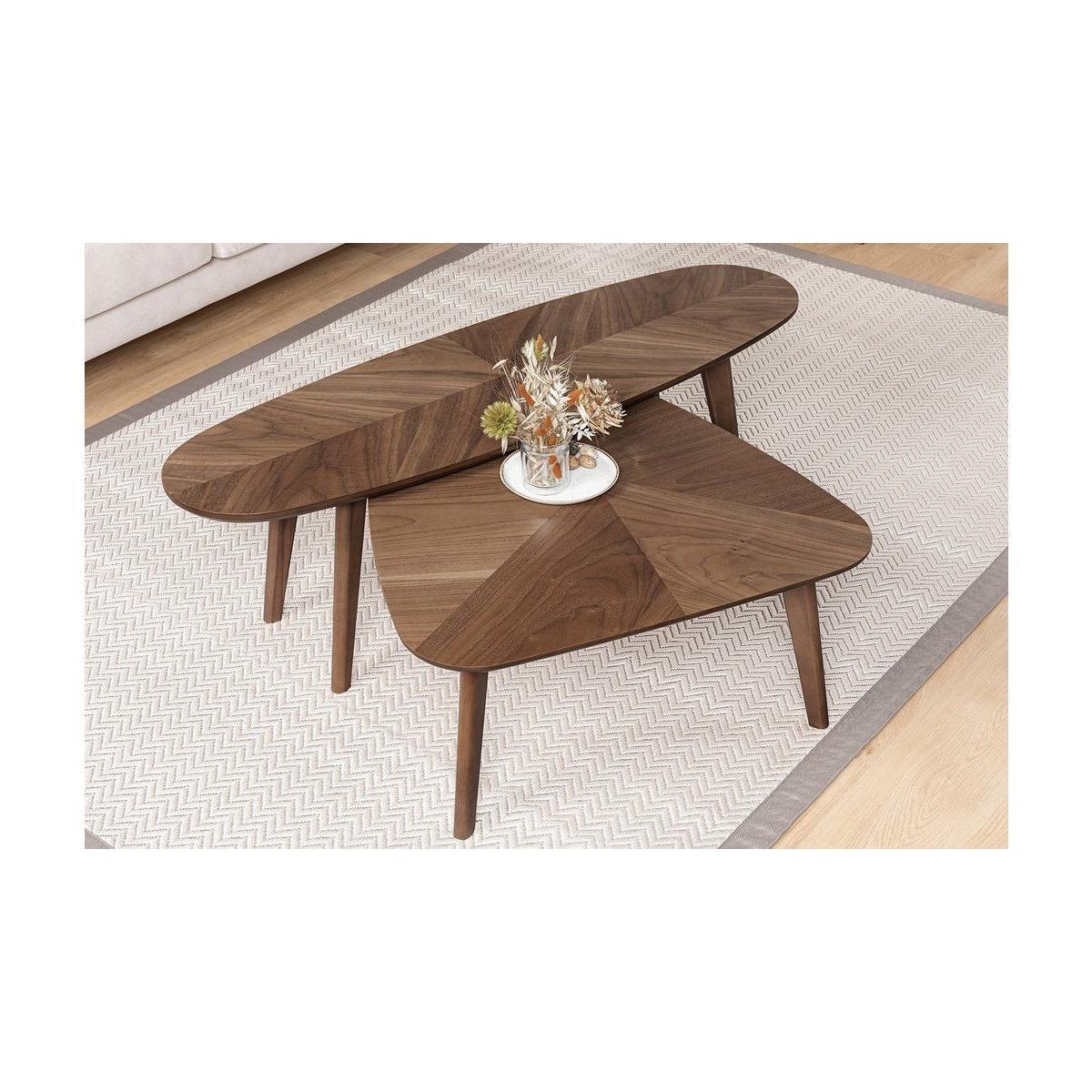 Helsinki Coffee Table, Walnut – image 3