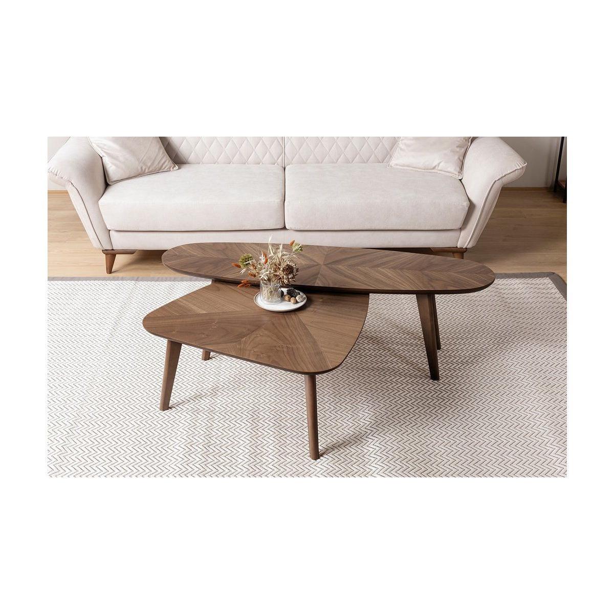 Helsinki Coffee Table, Walnut – image 4
