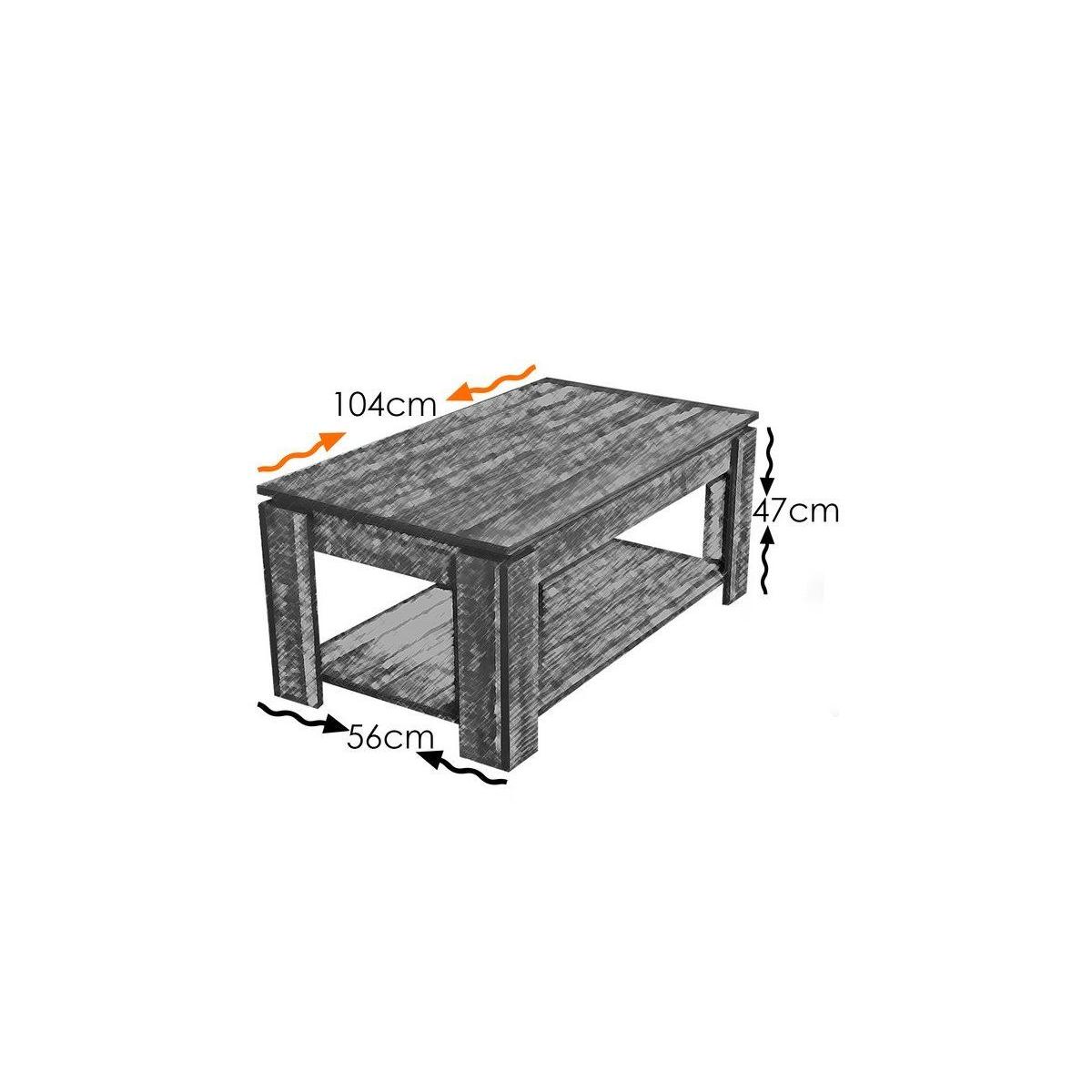 Shelf Coffee Table, Light Egger – image 5