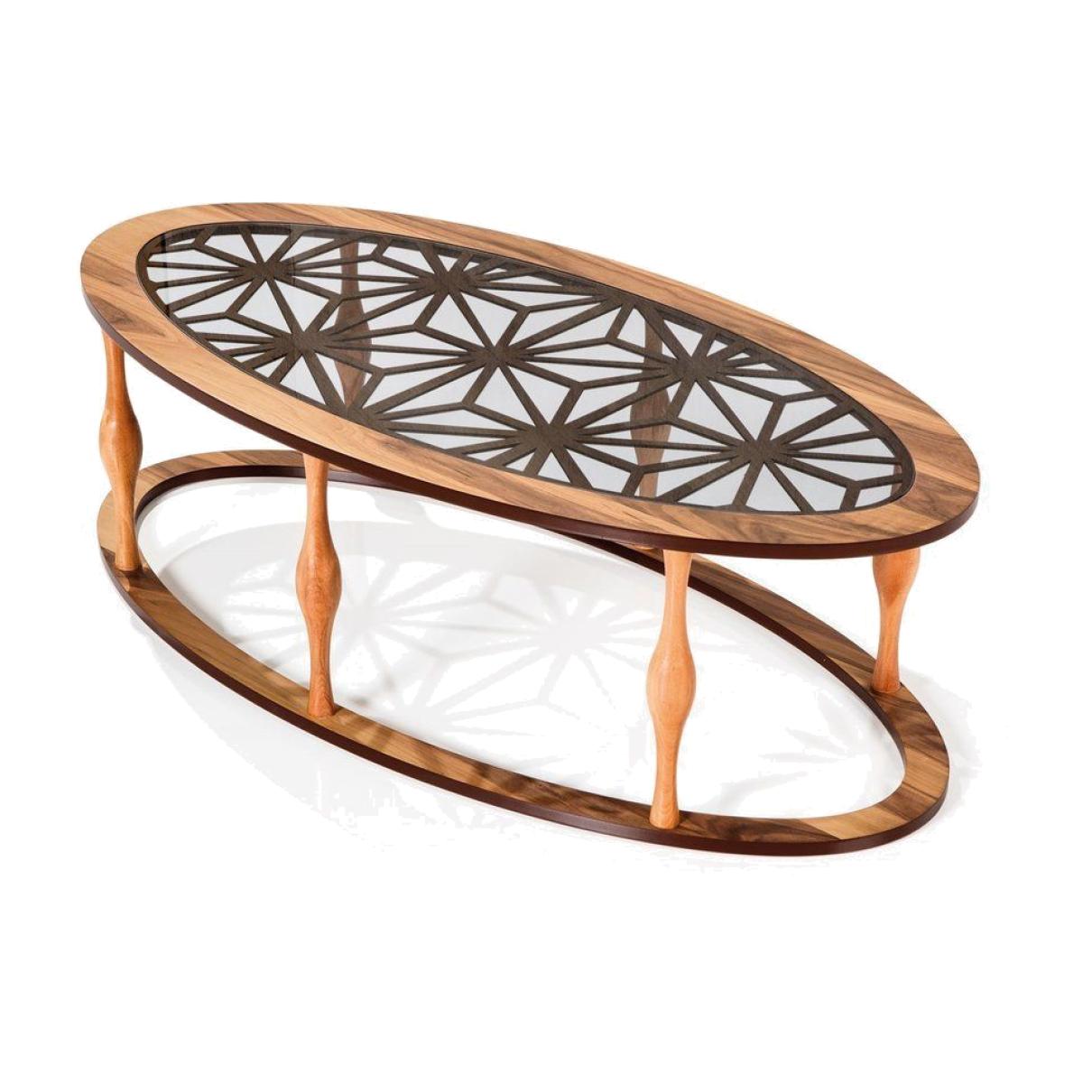 Arya Coffee Table, Dark Wood