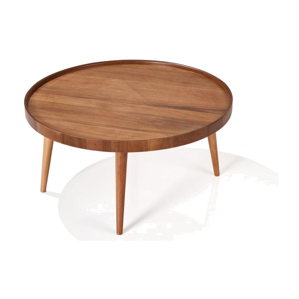 Gloria Coffee Table, Dark Wood