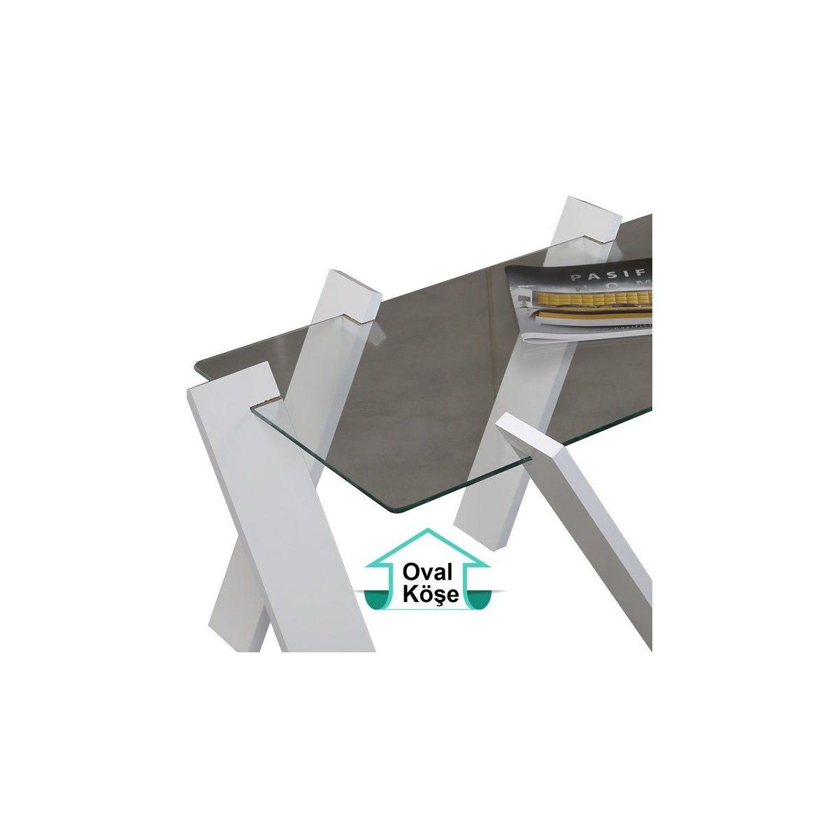 Roman Maxi Coffee Table, White – image 4