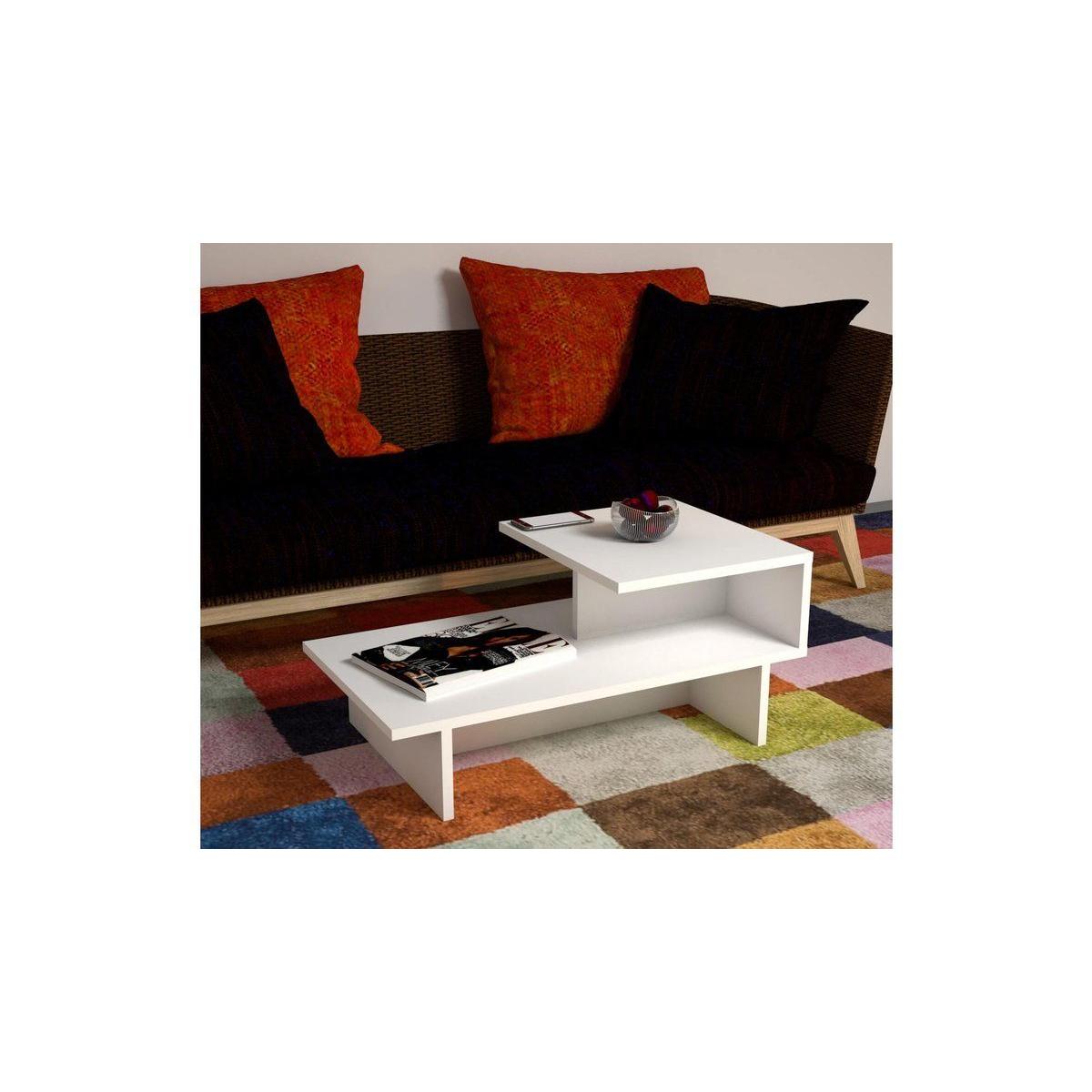 Maze Coffee Table, White – image 2