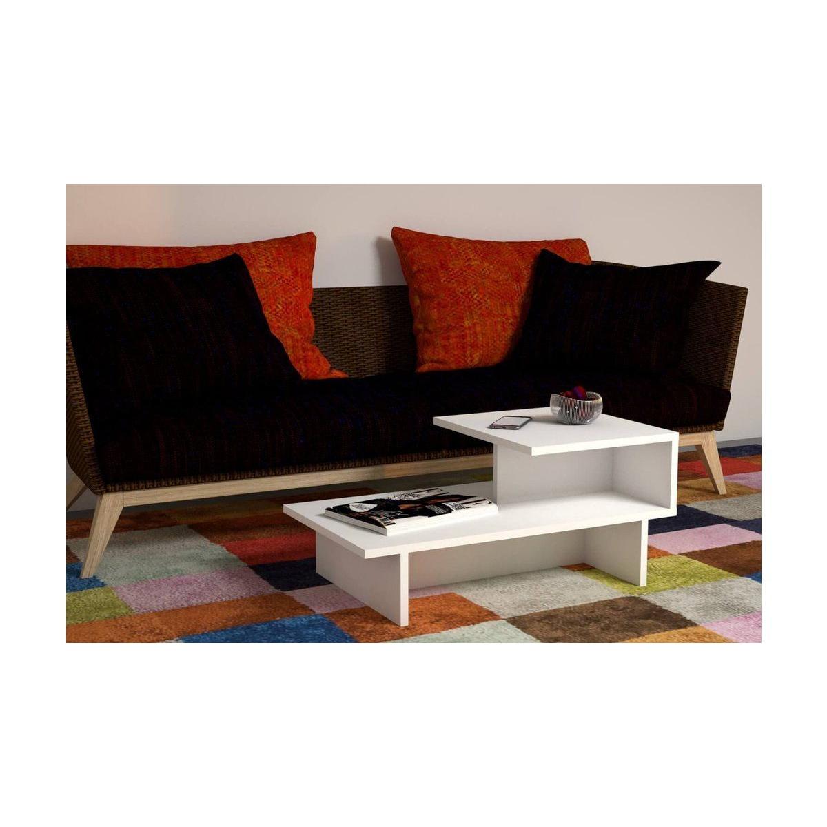 Maze Coffee Table, White – image 3