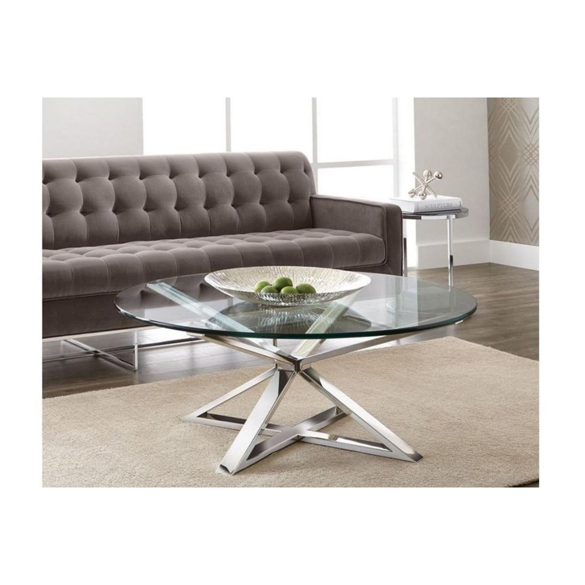 Trep Coffee Table, Silver – image 2