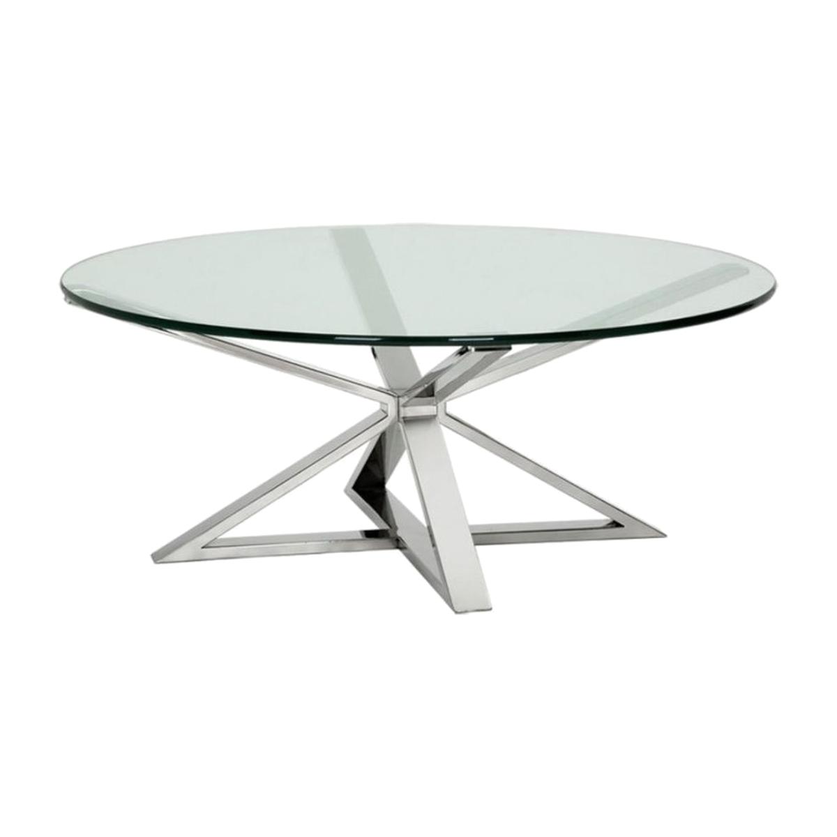 Trep Coffee Table, Silver – image 1