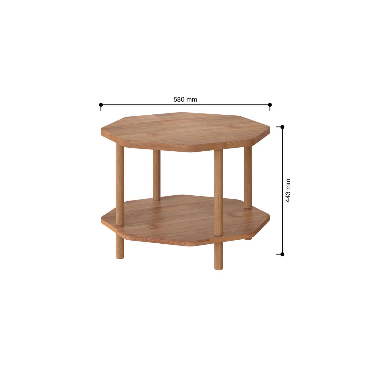 Maya Octagon Coffee Table (Medium) – image 3