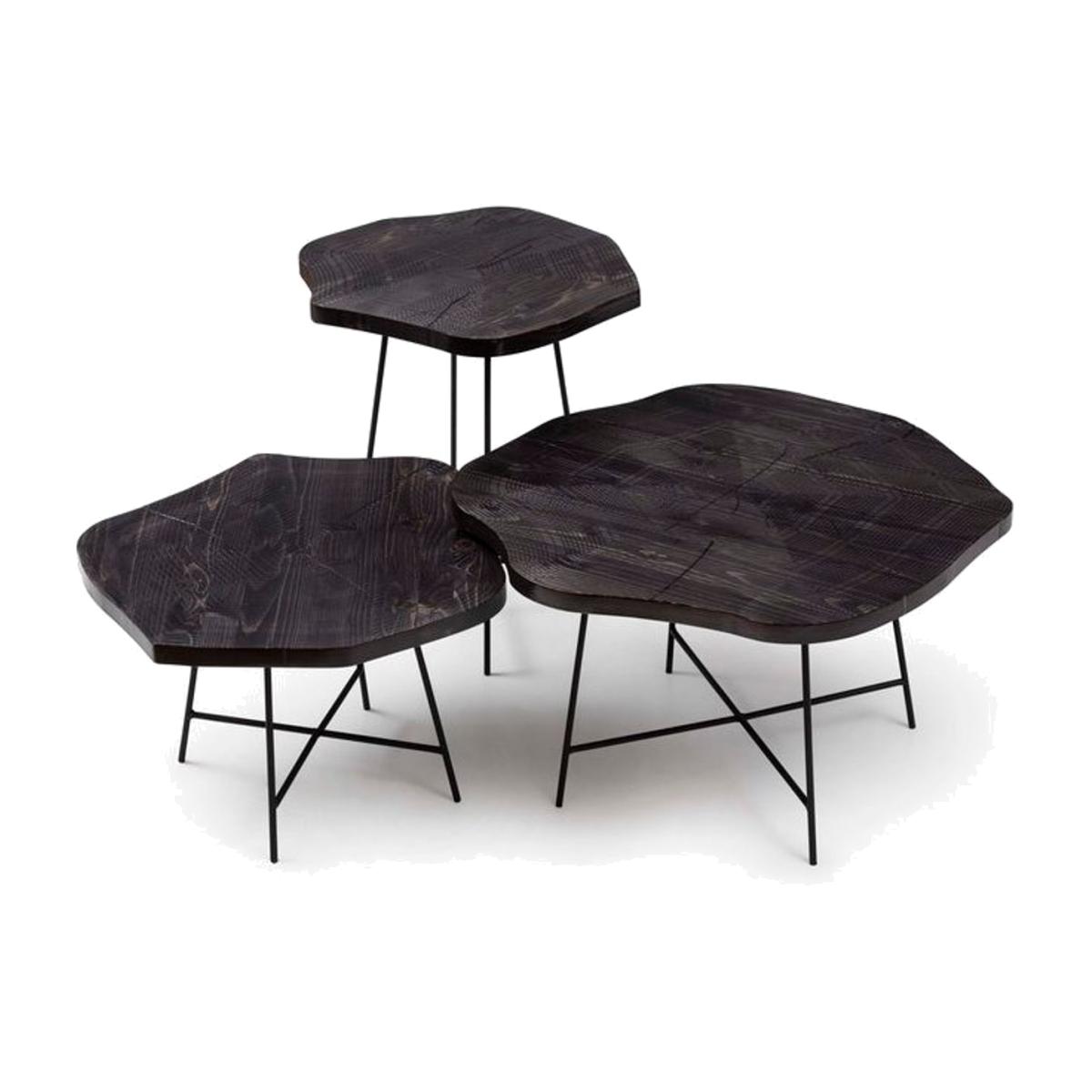Dream Trio Coffee Table Set, Black – image 1