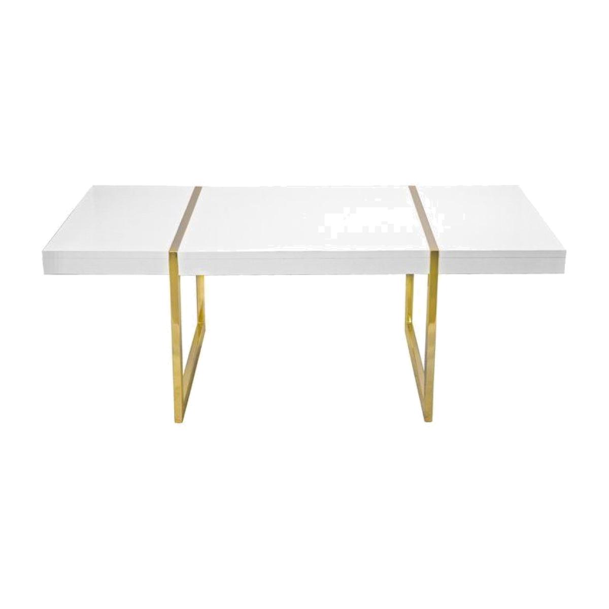 King Coffee Table, White & Gold – image 1