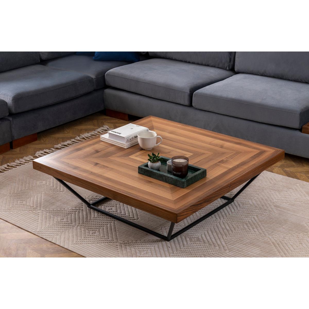 Cora Coffee Table, Walnut – image 3