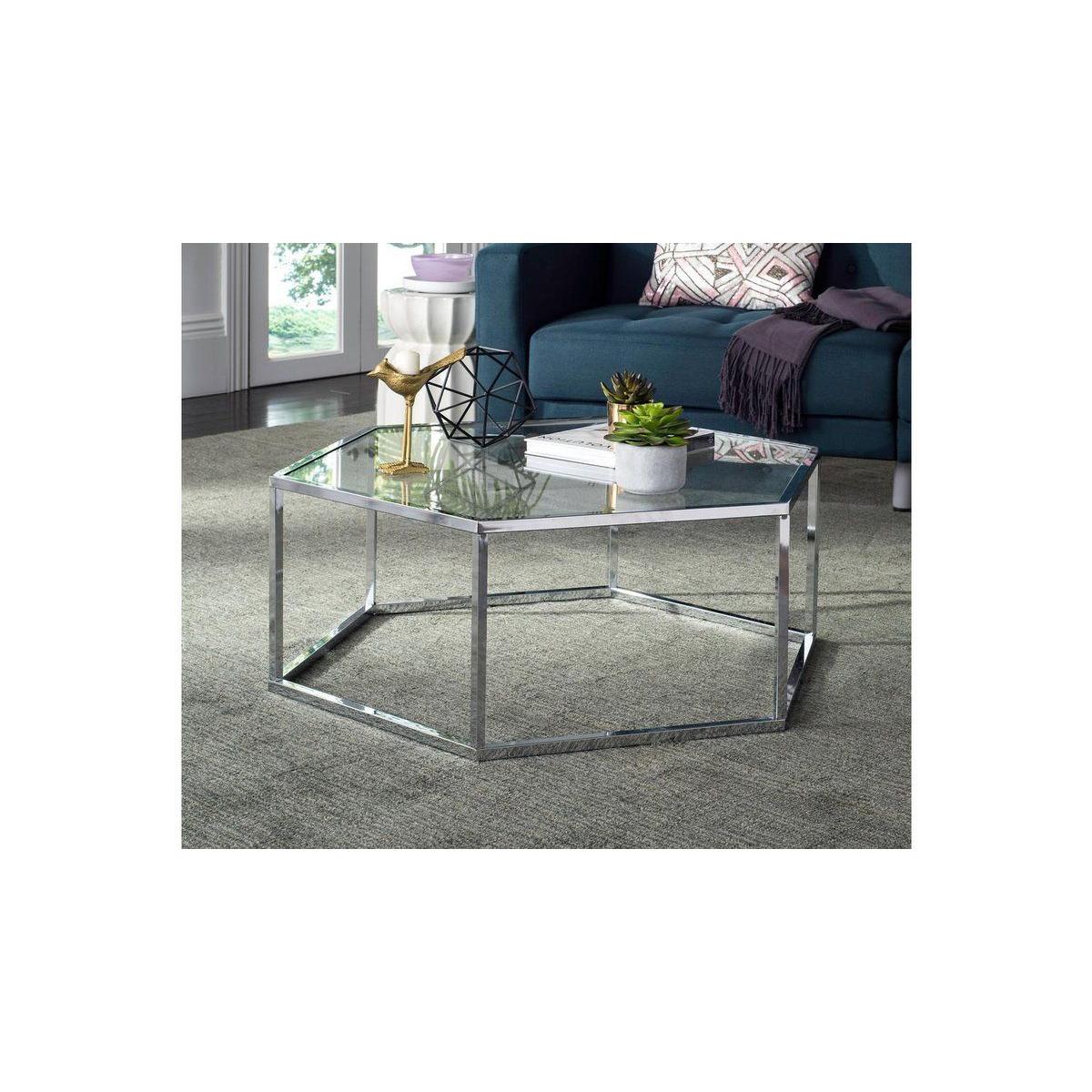 Cays Coffee Table, Silver – image 3