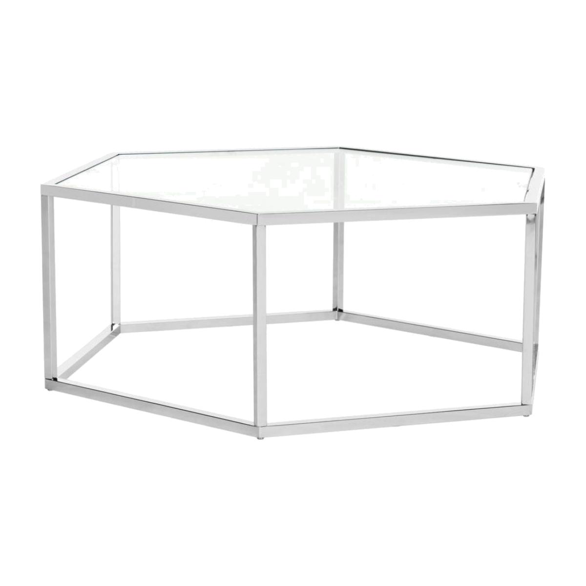 Cays Coffee Table, Silver – image 1