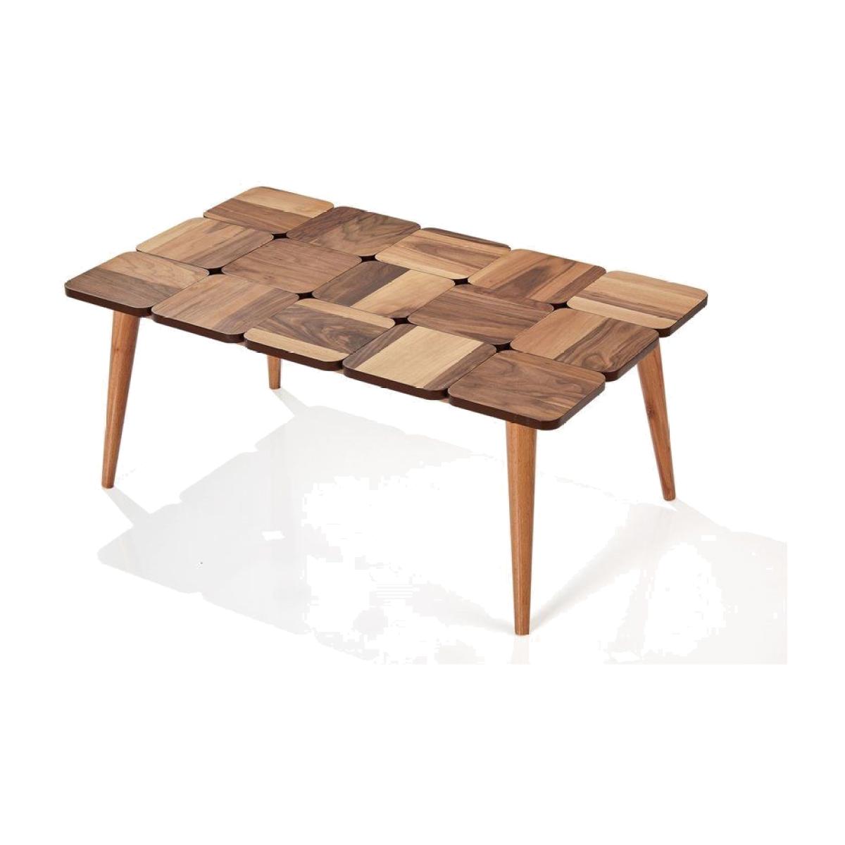 Dama Coffee Table, Dark Wood