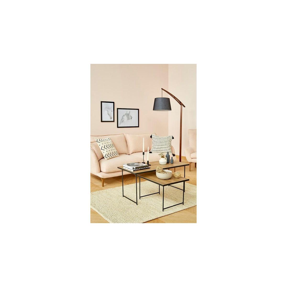Loca Coffee Table Set, Walnut – image 2