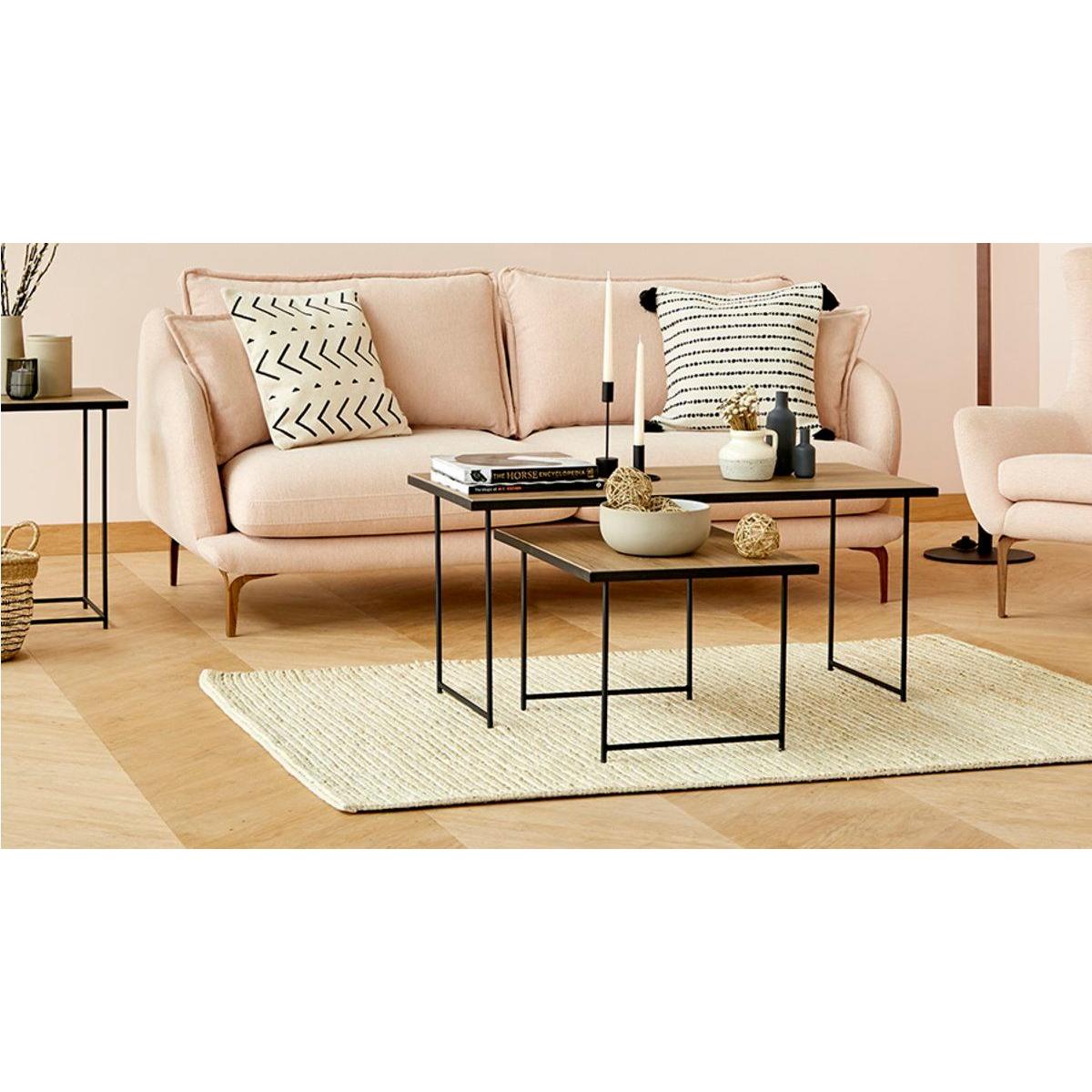 Loca Coffee Table Set, Walnut – image 1