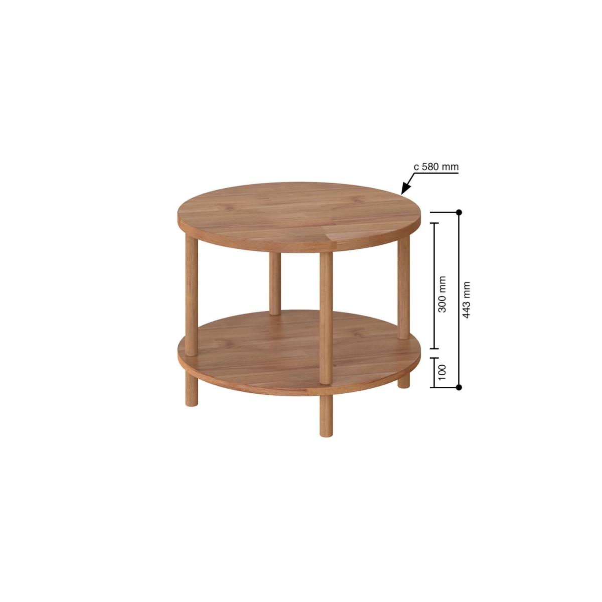 Maya Round Coffee Table (Medium) – image 3