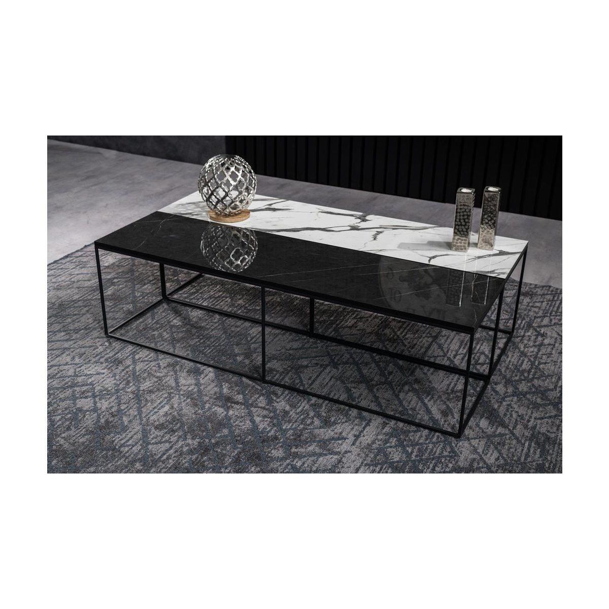 Walton Coffee Table, Black & White – image 2