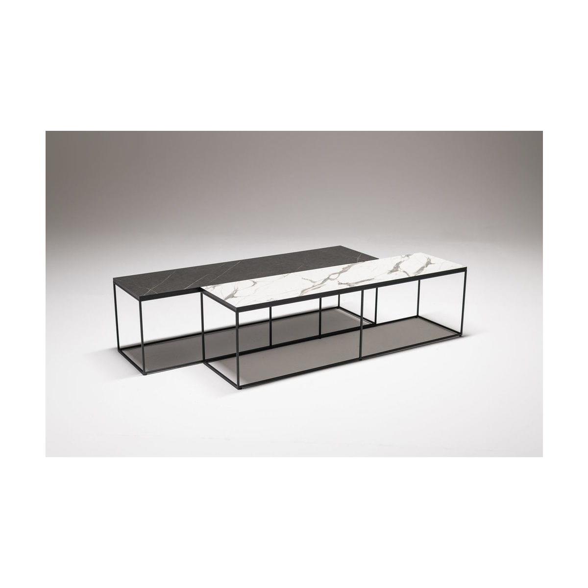 Walton Coffee Table, Black & White – image 4