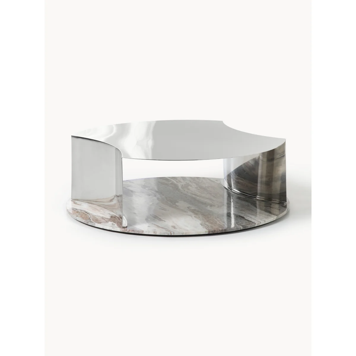 Round XL Coffee Table Kerrington with Marble Base – image 2