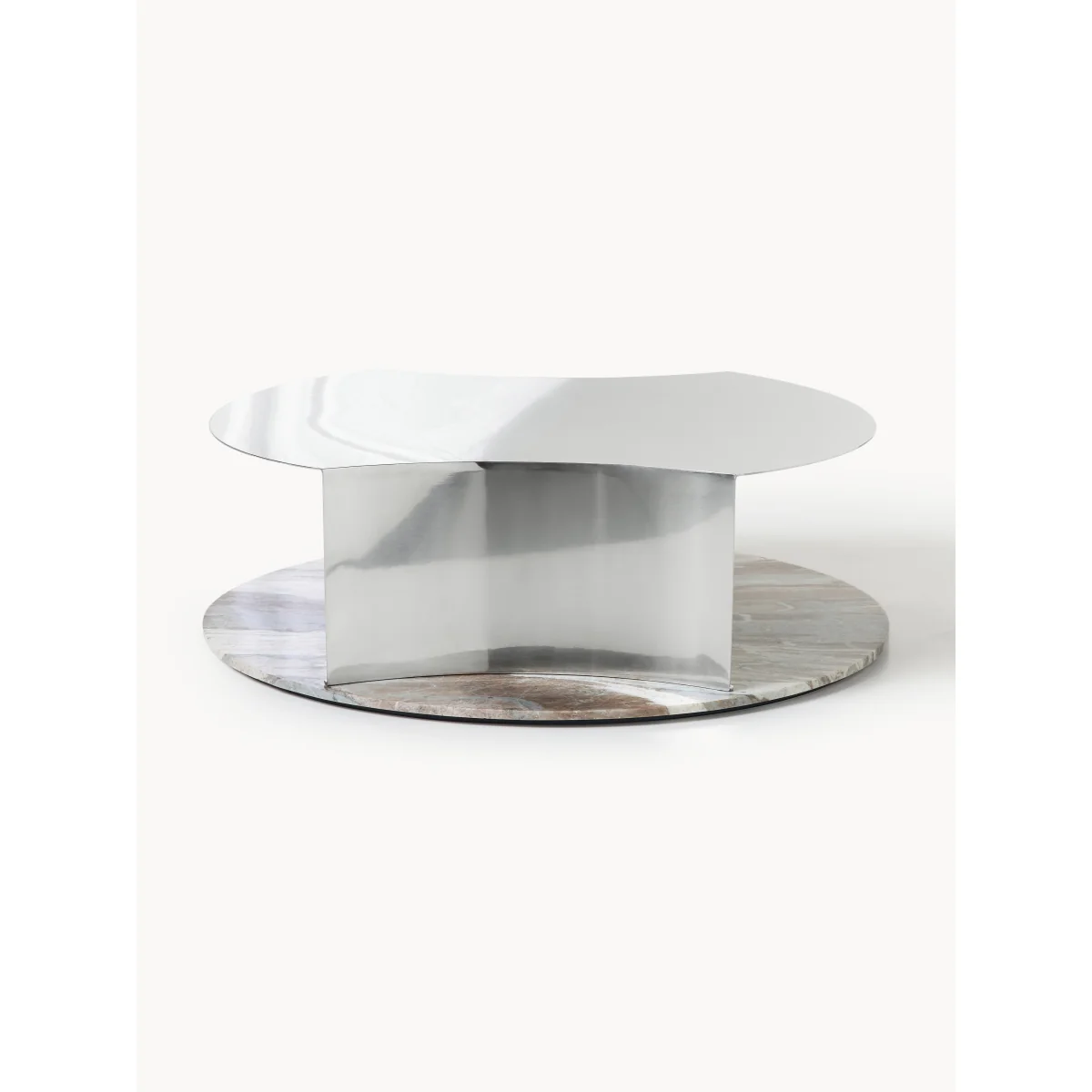Round XL Coffee Table Kerrington with Marble Base – image 3
