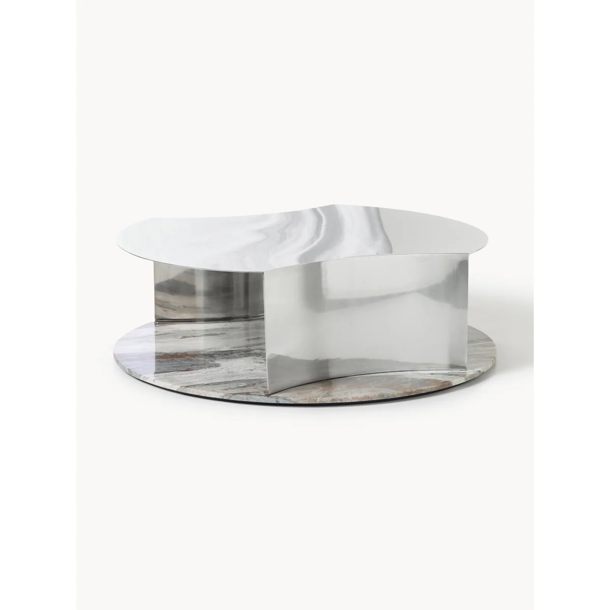 Round XL Coffee Table Kerrington with Marble Base – image 4