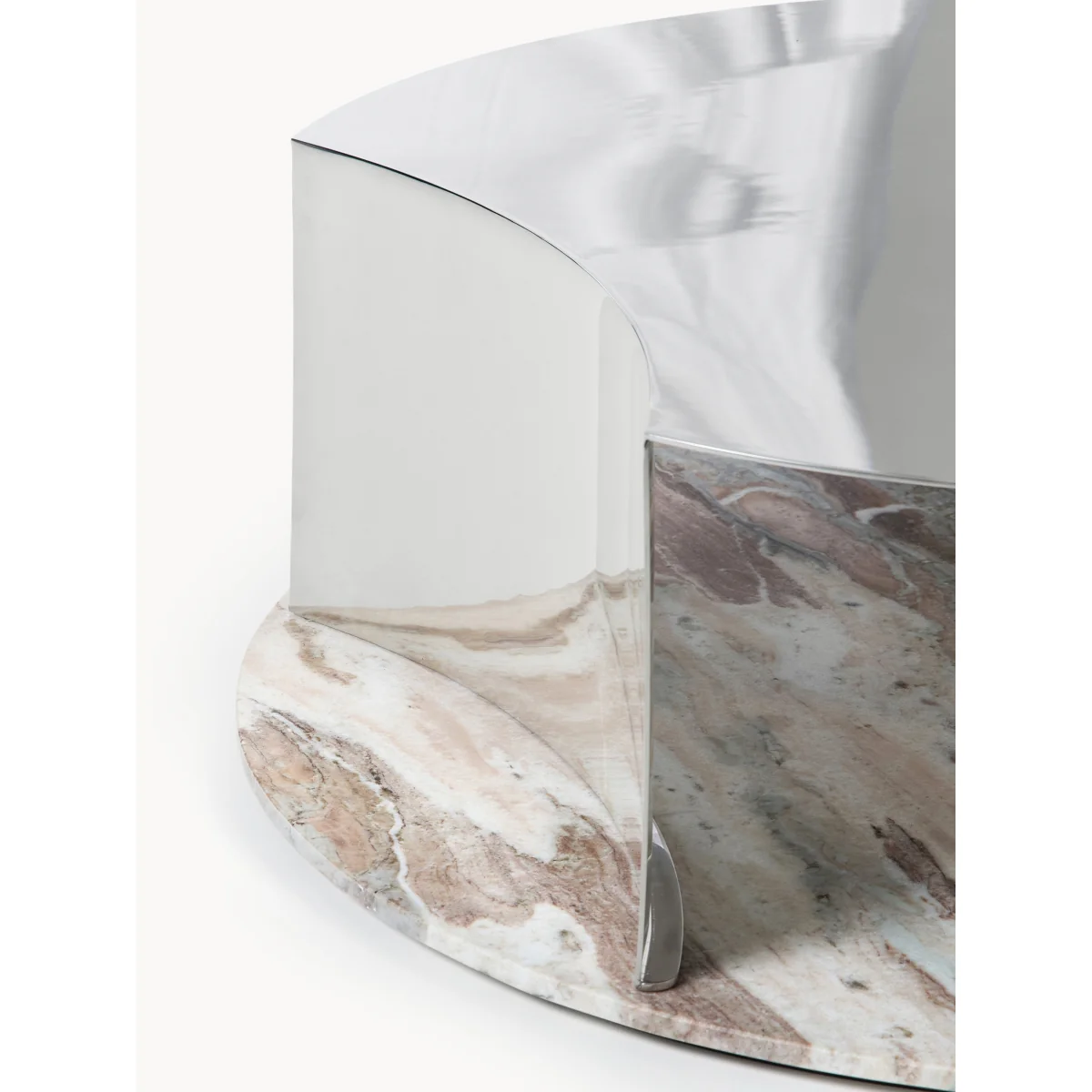 Round XL Coffee Table Kerrington with Marble Base – image 5