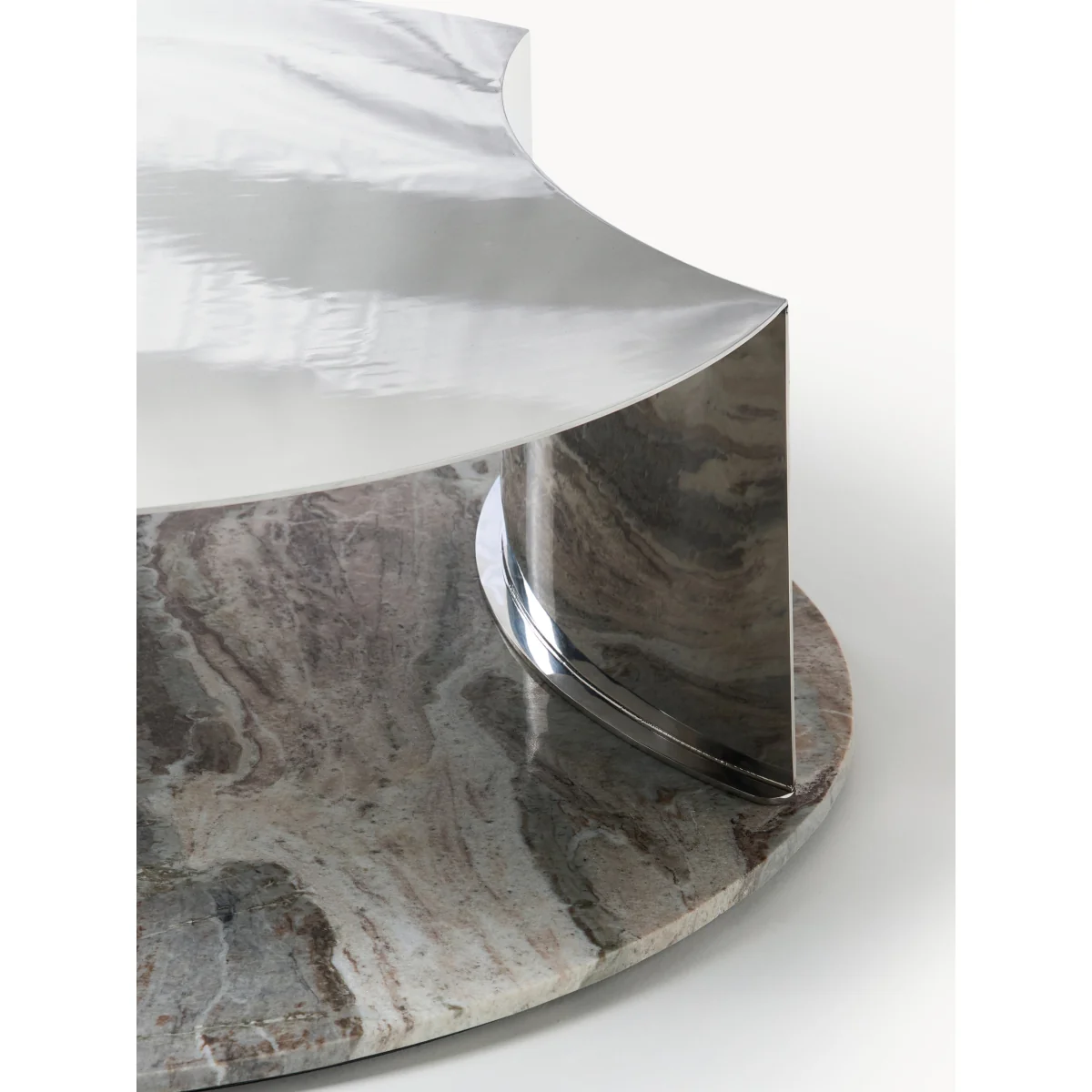 Round XL Coffee Table Kerrington with Marble Base – image 6