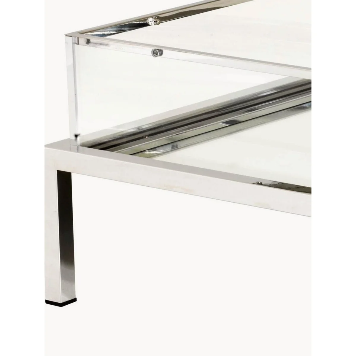Coffee Table Harvey with Mirrored Shelf – image 3